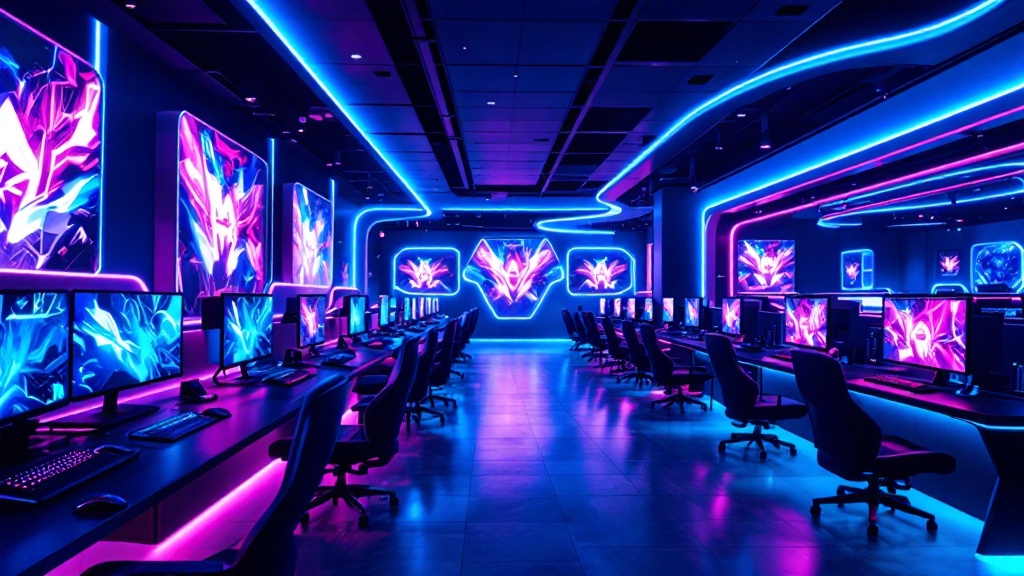 Salle de jeu du collectif esport à Lille